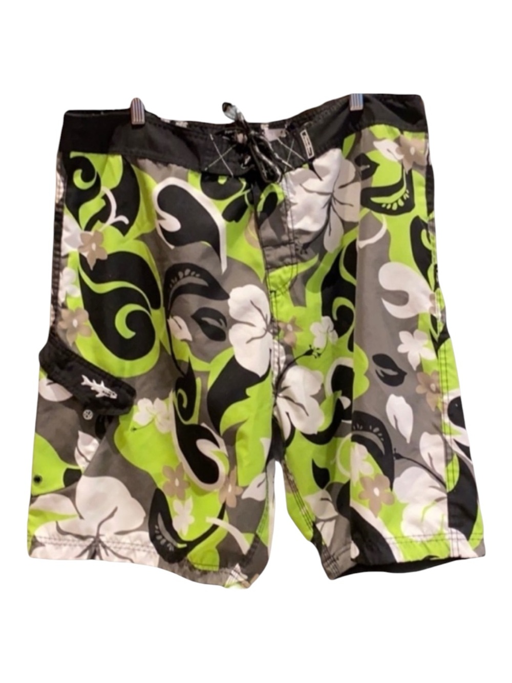 Maui board Shorts green & black Size XL